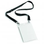 Durable Name Badge with Necklace A6 Black PVC Ref 852501 [Pack 10] 126660