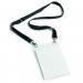 Durable Name Badge with Necklace A6 Black PVC Ref 852501 [Pack 10]