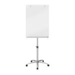 Nobo Brill White Mobile Easel Glass Board Size 700x1000mm W700xOverall Height 1850mm White Ref 1903949 126694