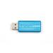 Verbatim Pinstripe USB Drive 2.0 Retractable 16GB Blue Ref 49068