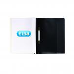Elba A4+ Report File Capacity 160 Sheets Clear Front A4 Black Ref 400055036 [Pack 25] 127443