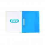 Elba A4+ Report File Capacity 160 Sheets Clear Front A4 Blue Ref 400055037 [Pack 25] 127444