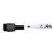 Rexel Dry Erase Marker Magnetic Lid Black Ref 2104184 [Pack 6] 127477