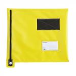 Mailing Pouch Flat A4 Plus Lockable Zip Yellow 355x 386mm