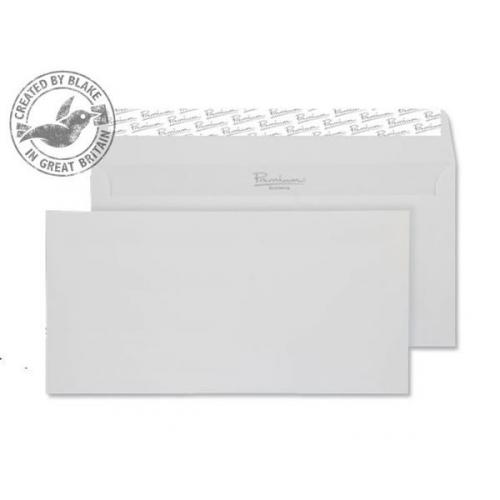 Cheap Stationery Supply of Blake Premium Envelope DL Wallet Peel & Seal 120gsm Smooth Diamond White 36882 Pack of 500 Office Statationery