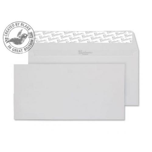 Cheap Stationery Supply of Blake Premium FSC Envelope Wallet Peel & Seal 120gsm Laid Finish DL Diamond White 91882 Pack of 500 Office Statationery