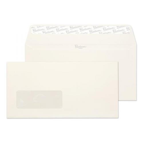 Cheap Stationery Supply of Blake Premium FSC Business Envelopes Wallet Laid Peel & Seal Wdw 120gsm DL Hi White 39884 Pack of 500 Office Statationery