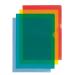 Esselte Copy-safe Folder Plastic Cut Flush A4 Blue Ref 54835/54837 [Pack 100]