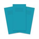 The picture shows a set of light blue notebooks from Rhino Stationery. Each notebook is 203 x 102mm in size and has a 32-page count with 12mm ruled lines. The covers feature the Rhino logo and the word Vocabulary in bold letters. The pages are made of 60g/m2 paper, providing a sturdy writing surface. The pack includes 100 notebooks, making it a practical choice for schools or offices.