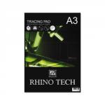 Rhino Tech RTTP3 (A3) 60g/m2 30-Leaves Plain Tracing Paper (Pack of 3) RTTP3