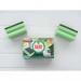 Addis Fairy Originals Non Scratch General Dual Sponge Scourer With Crystals, Pack Of 2, Green 129643