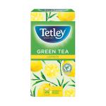Tetley Individually Enveloped Tea Bags Green Tea & Lemon Ref 1296 [Pack 25] 130023