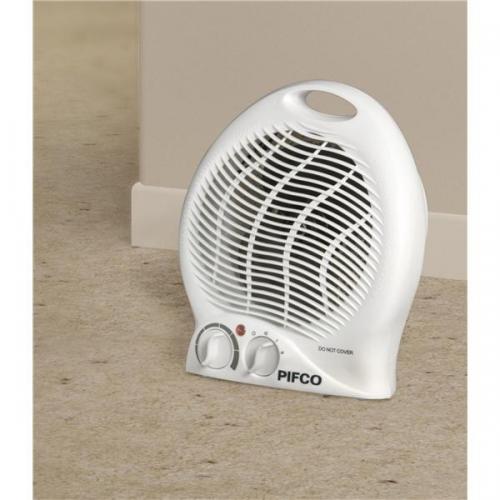 White 2000 W Pifco PE129 Upright Portable Fan Heater and Air Cooler 