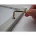 5 Star Office Snap Locking Frame with Allen Key & Screws Front-loading A4 250x15x340mm Silver