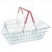 Red Wire Baskets Capacity 21 Litres x20 Plus Mobile Storage Plinth