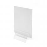 Crystal Menu Holder Clip 50mm Wide Clear 131639