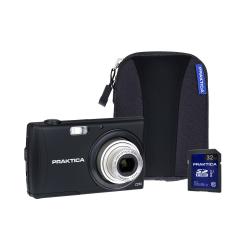 Cheap Stationery Supply of Praktica Z250 Digital Camera Kit 20MP HD Video Case and 32GB SD Card Black PRA292 131673 Office Statationery