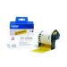 Brother P-Touch DK-22606 62mmx15.2m Continuous Yellow Film Tape Ref DK22606 *3to5 Day Leadtime*