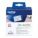 Brother P-Touch DK-44205 62mmx30.48m Continuous Remov White Paper Tape Ref DK44205 *3to5 Day Leadtime*