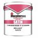 Macpherson Brilliant Satin White 2.5 Litre For Wood & Metal Satin Finish Trade Paint 132050