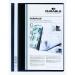 Durable Duraplus Quotation Filing Folder with Clear Title Pocket PVC A4+ Black Ref 2579/01 [Pack 25]