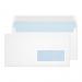 Purely Everyday Wallet P&S Right-Hand Wndw White 100gsm DL Ref 25885RH Pk500 *10 Day Leadtime*