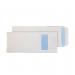 Purely Everyday White Self Seal Pocket Half Window C4 305x127mm Ref 1501 Pk 250 *10 Day Leadtime*