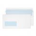 Purely Everyday White Self Seal Wallet Window DL 110x220mm Ref 13884 [Pack 1000] *10 Day Leadtime*