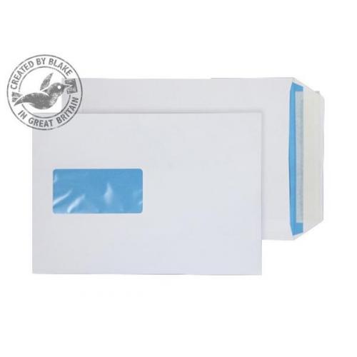 Cheap Stationery Supply of Blake Purely Everyday (C5) Peel and Seal (229mm x 162mm) 110g/m2 Pocket Window Envelopes (White) Pack of 500 FSC069 Office Statationery