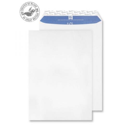 Cheap Stationery Supply of Blake Premium Pure (C4) Peel and Seal (324mm x 229mm) 120g/m2 Wove Pocket Envelopes (Super White) Pack of 250 RP84891 Office Statationery