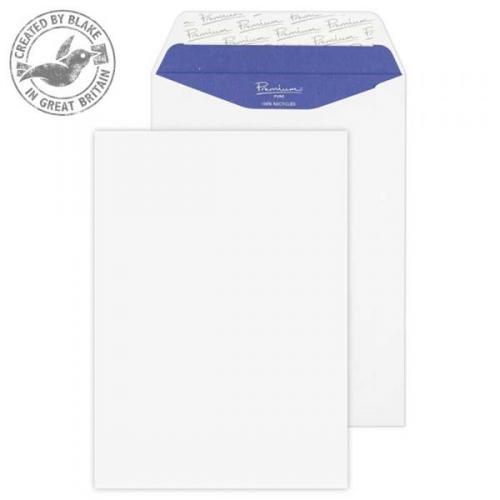 Cheap Stationery Supply of Blake Premium Pure (C5) Peel and Seal (229mm x 162mm) 120g/m2 Wove Pocket Envelopes (Super White) Pack of 500 RP83893 Office Statationery