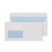 Purely Everyday White Self Seal Wallet Window DL+ 121x235mm Ref 16884 Pk 1000 *10 Day Leadtime*