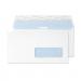 Premium Office Ultra White Wove Wallet P&S French Wndw DL Ref 32236FR Pk500 *10 Day Leadtime*