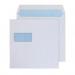 Purely Everyday Square Wallet Gummed Window White 100gsm 170x170 Ref 0170W Pk 500 *10 Day Leadtime*