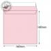 Creative Colour Square Wallet P&S Baby Pink 160x160mm 120gsm Ref 601 [Pack 500] *10 Day Leadtime*
