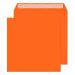 Creative Colour Pumpkin Orange Peel and Seal Wallet 220x220mm Ref 505 [Pack 250] *10 Day Leadtime*