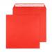 Creative Colour Pillar Box Red Peel and Seal Wallet 220x220mm Ref 506 [Pack 250] *10 Day Leadtime*