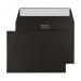 Creative Colour Jet Black Peel and Seal Wallet C6 114x162mm Ref 114 [Pack 500] *10 Day Leadtime*
