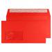 Creative Colour Wallet P&S Wndw Pillar Box Red 120gsm DL+ 114x229 Ref 206W Pk500 *10 Day Leadtime*