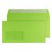 Creative Colour Wallet P&S Window Lime Green 120gsm DL+ 114x229mm Ref 207W Pk 500 *10 Day Leadtime*