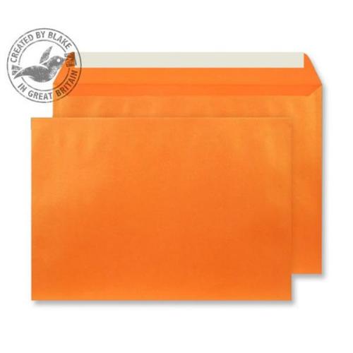 Cheap Stationery Supply of Blake Creative Shine (C5) 120g/m2 Peel and Seal Wallet Envelopes (Fireburst Orange) Pack of 250 PL332 Office Statationery
