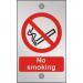 Clear Acrylic Sign 120x200 5mm Acrylic No Smoking Ref CACP089120x200 *Up to 10 Day Leadtime*