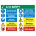 Construction Safety Board 800x600 4mm Fluted Board Safety Ref CON005Cx800x600 *Up to 10 Day Leadtime*