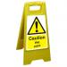 Free Standing Floor Sign 300x600 Poly Caution Wet paint Ref FSS002300x600 *Up to 10 Day Leadtime*