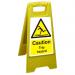 Free Standing Floor Sign 300x600 Poly Caution Trip hazard Ref FSS009300x600 *Up to 10 Day Leadtime*