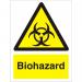 Warning Sign 300x400 1mm Semi Rigid Plastic Biohazard Ref W0205SRP-300x400 *Up to 10 Day Leadtime*