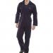 Coverall Basic with Popper Front Opening Polycotton Small Navy Ref RPCBSN38 *Approx 3 Day Leadtime*