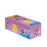 Post-It Super Sticky Z-Notes Value Pack Super Strong 76x76mm Canary Yellow Ref R330-SSCYVP20 [Pack 20] 137488