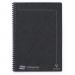 Europa Notebook Sidebound Twin Wire 90gsm Ruled Micro Perforated 120pp A4 Black Ref 4862Z [Pack 10] 137609