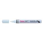 Pentel Permanent Paint Marker Bullet Tip Medium 3.0mm Line White Ref MMP10-W [Pack 12] 137678